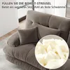 Modulares U-förmiges Ecksofa-Set, 4-Sitzer Cloud-Couch mit Produktbild-Vorschau 10