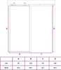 Porta Scorrevole in Vetro ESG e Alluminio 90x205 cm Nera Anteprima dell’immagine prodotto 6
