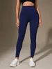 Damen Leggings Gerippt Nahtlos - Hoher Bund - Größe L - Produktbild-Vorschau 2