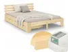 Homestyle4u Holzbett 160x200 mit 2 Schubladen Natur Produktbild-Vorschau 12