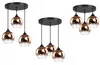 FKL DESIGN Home Deco Deckenlampe Pendellampe Kugel Schwarz Produktbild-Vorschau 2