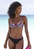Buffalo Bügel-Bikini pink bedruckt Größe 40 Cup C Produktbild-Vorschau 2