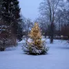 Guirlande lumineuse pour manteau d'arbre blanc chaud 8x2m Voir les images du produit 2