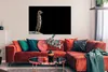 MuchoWow® Poster Erdmännchen - Wilde Tiere - Schwarz 120x80 Produktbild-Vorschau 2