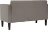 vidaXL Zweisitzer-Sofa Taupe 111 cm Stoff Produktbild-Vorschau 5