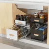 Sous l'étagère de l'évier Organiseur de cuisine Organiseur Voir les images du produit 4