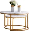 ProximaX Vintage Couchtisch mit goldenen Tischbeinen, Produktbild-Vorschau 17