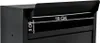 A close-up shot of a black mailbox showing dimensions. Produktbild-Vorschau