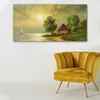 Coloray Acrylbild 140x70  Wandbild Acrylbilder Mond Meer Produktbild-Vorschau 3