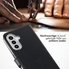 Selencia Echtleder Klapphülle Samsung Galaxy A26 - Schwarz Produktbild-Vorschau 2