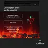 Klarstein Galeras Smart Cheminée électrique Effet de flamme Voir les images du produit 6