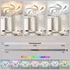 Leise Deckenventilator 70W Deckenleuchte mit RGB Produktbild-Vorschau 2