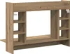 vidaXL Table murale Chêne Artisan 105 x 48 x 75 cm Bois Voir les images du produit 7