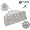 Babydecke für babys Baumwolle, 75x100, Weiße Sterne mit Produktbild-Vorschau 3