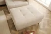 Elegante Wohnlandschaft KENT 220cm champagner beige Samt Produktbild-Vorschau 8