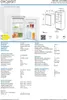 Product information sheet for a refrigerator. Produktbild-Vorschau