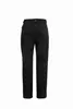 The back view of black outdoor pants on a white background. Produktbild-Vorschau