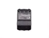 The back of a black battery pack is shown against a white background. Produktbild-Vorschau