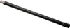 A black extension rod with a gray metal end, isolated on a white background. Anteprima dell’immagine prodotto