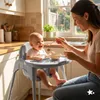 Seggiolone per bambini Malplay, 2 in 1, con vassoio Anteprima dell’immagine prodotto 12