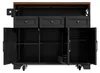 A top-down view of an open kitchen island with drawers and cabinets. Náhled obrázku produktu