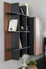 rtv Lowboard tv Ständer Regale Sideboard Holz Modern Braun Produktbild-Vorschau 1