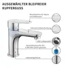HOMELODY Wasserhahn Bad，Waschbecken Produktbild-Vorschau 3
