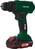 A cordless drill with battery and charger, presented on a white background. Produktbild-Vorschau