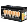 A box of six LED light bulbs with a dark background and product images. Produktbild-Vorschau