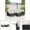 The Living Store 7-tlg. Garten-Sofagarnitur mit Kissen Produktbild-Vorschau 1