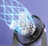 Tragbarer USB Tischventilator Ventilator mit Nachtlicht, Produktbild-Vorschau 4