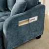 Divano letto 2 in 1 con pouf contenitore, divano Anteprima dell’immagine prodotto 10