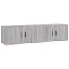 TV-Wandschränke 2 Stk. Grau Sonoma 80x34,5x40 cm , Produktbild-Vorschau 2