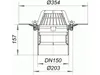 Dallmer 621092 Dachablauf 62 Schraubflansch, Produktbild-Vorschau 2