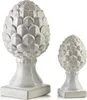 Dekofigur Keramik Mave Hytte 7,5x7,5x15,9 cm Weiß 1 Stück Produktbild-Vorschau 3