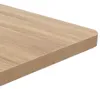 vidaXL Bistrotisch Hellbraun 50x50 cm MDF Produktbild-Vorschau 2