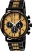 Holzwerk BEELITZ Herren Edelstahl & Holz Uhr Chronograph Produktbild-Vorschau 1