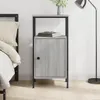 vidaXL Noční stolek Grey Sonoma Oak 41x31x80 cm Dřevěný Náhled obrázku produktu 2