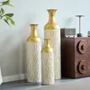 Große Bodenvasen Gold 3er Set 50/66/83cm, Dekorative Produktbild-Vorschau 1