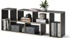 Bibliothèque Vicco Tetrix Anthracite 112.8x56.4cm Lot de 2, Voir les images du produit 7