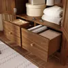STILVORA Kleiderschrank mit Rattan-Flechten in Produktbild-Vorschau 8
