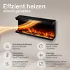 KAMINIO Elektrický krb LEA - Elektrický krb 3 v 1 s Náhľad obrázku produktu 4