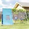 Huśtawka ogrodowa AIYAPLAY 3 w 1 z namiotem do zabawy, Podgląd zdjęcia produktu 2