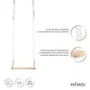 MAMOI® Altalena a trapezio, anelli ginnici in legno, Anteprima dell’immagine prodotto 11
