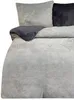 2 tlg Winter Wende Plüsch Thermo Fleece Wende Bettwäsche Produktbild-Vorschau 2
