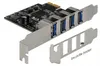 DeLOCK 90304, PCIe, USB 3.2 Gen 1 (3.1 Gen 1), Nízký Náhled obrázku produktu 1