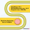 PremiumX 50m CAT 7A Netzwerkkabel Simplex LAN Kabel Produktbild-Vorschau 4