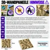 Kunststoff 3D Wandpaneele Wanddeko Wandverkleidung Produktbild-Vorschau 7