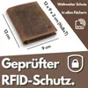 Frentree® Herren Geldbörse aus Wildleder mit RFID Schutz, 8 Produktbild-Vorschau 6