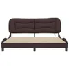The Living Store Bettgestell mit LED Dunkelbraun 180x200 cm Produktbild-Vorschau 7